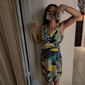 Giulio summer dress, size 6, multicolor